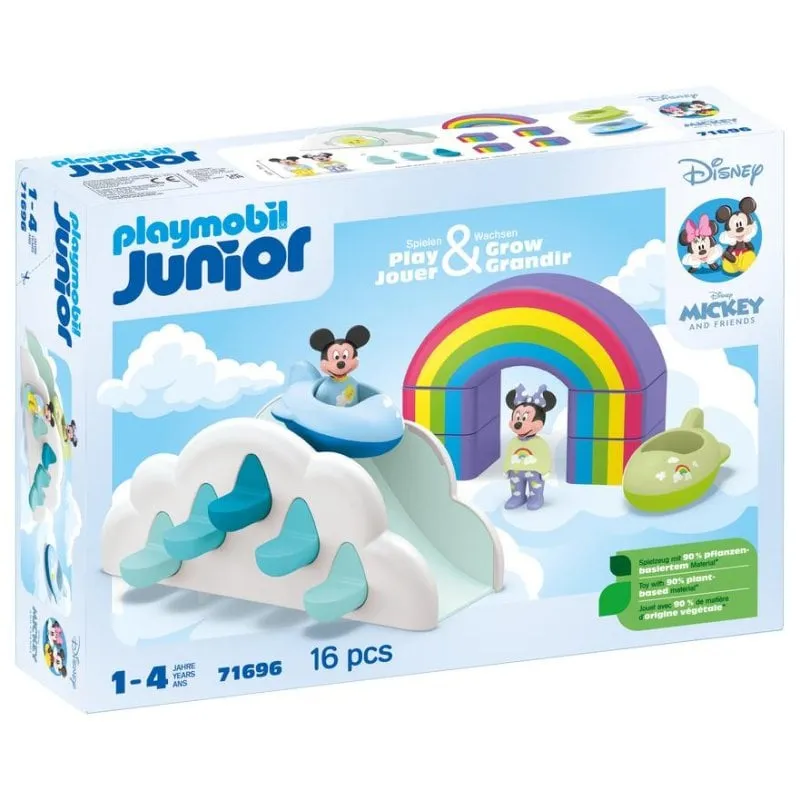 Gioco di Costruzione Playmobil Junior Mickey e Minnie Casa sulle Nuvole - immagine 1