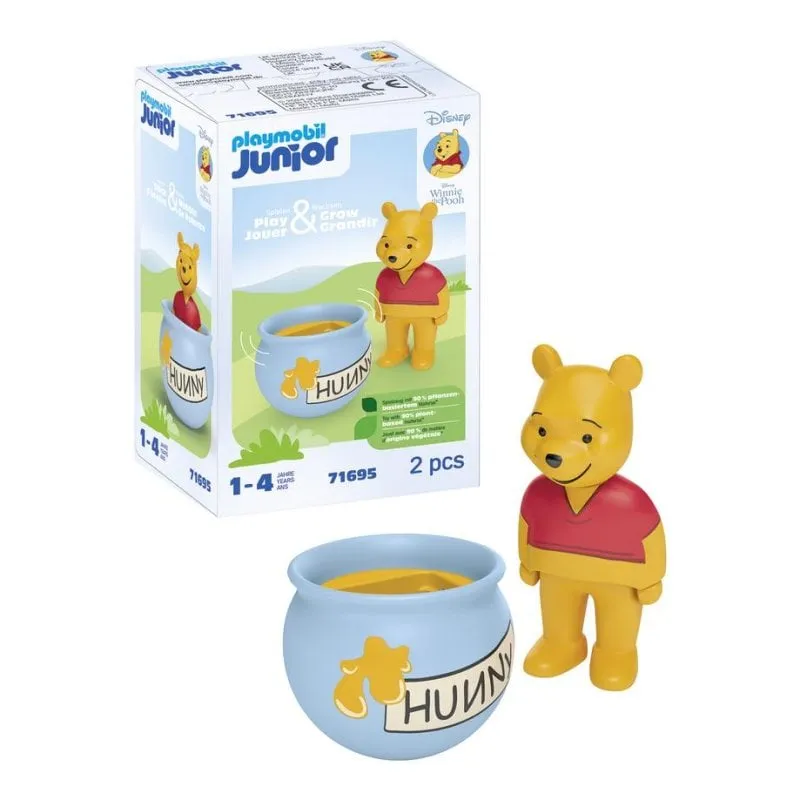 Figura Playmobil Junior 71695 Winnie il Pooh 1 anno Multicolore - immagine 1