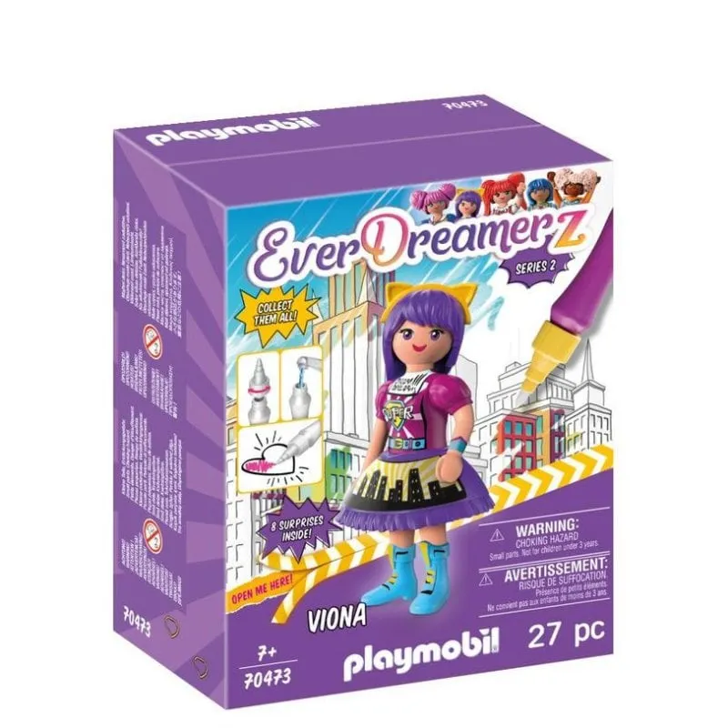 Figura Giocattolo Playmobil Everdreamerz Viona Comic World Series 2 Multicolor - immagine 1