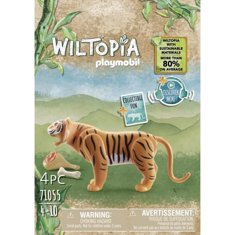 Figura Playmobil Wiltopia Tigre Multicolor Plastico 5-10 anni - immagine 1