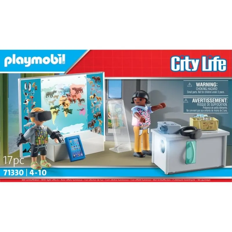 Set di Giocattoli Playmobil City Life 71330 Aula Virtual Multicolor Plastica - immagine 1