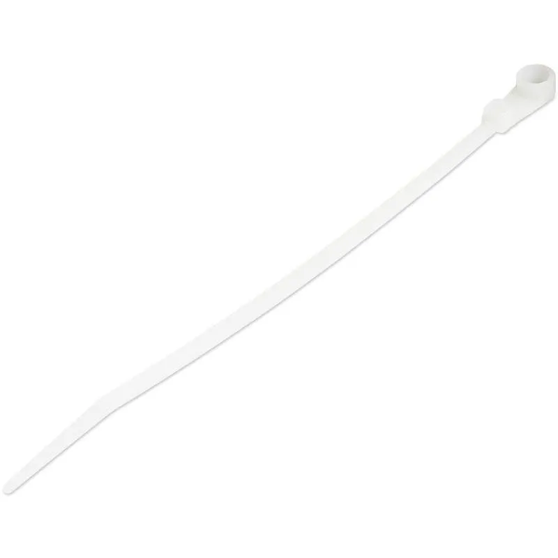 Briglia per Cavi StarTech.com 15 cm con Foro di Montaggio - Confezione da 100 - immagine 1