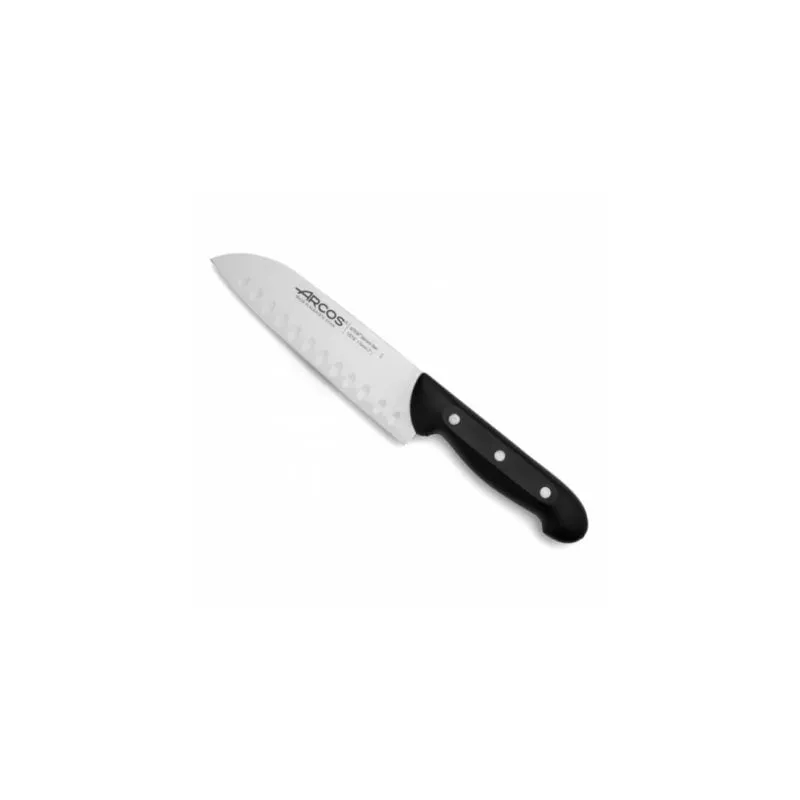 Coltello Santoku Arcos Maitre 170 mm Acciaio Inossidabile Nero - immagine 1