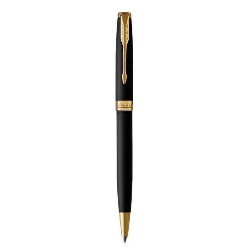 Penna Parker 1931519 Nero Medio Clip Metallo - immagine 1