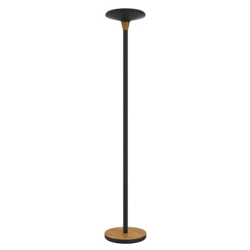 Lampada da pavimento LED Unilux Baly Bamboo Nero con regolatore touch - immagine 1