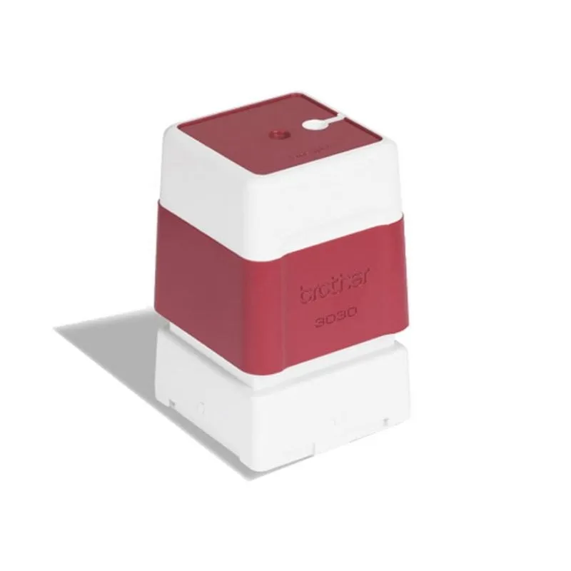Sigillo Commerciale Brother PR3030R6P Rosso 30 x 30 mm Pack 6 Unità - immagine 1