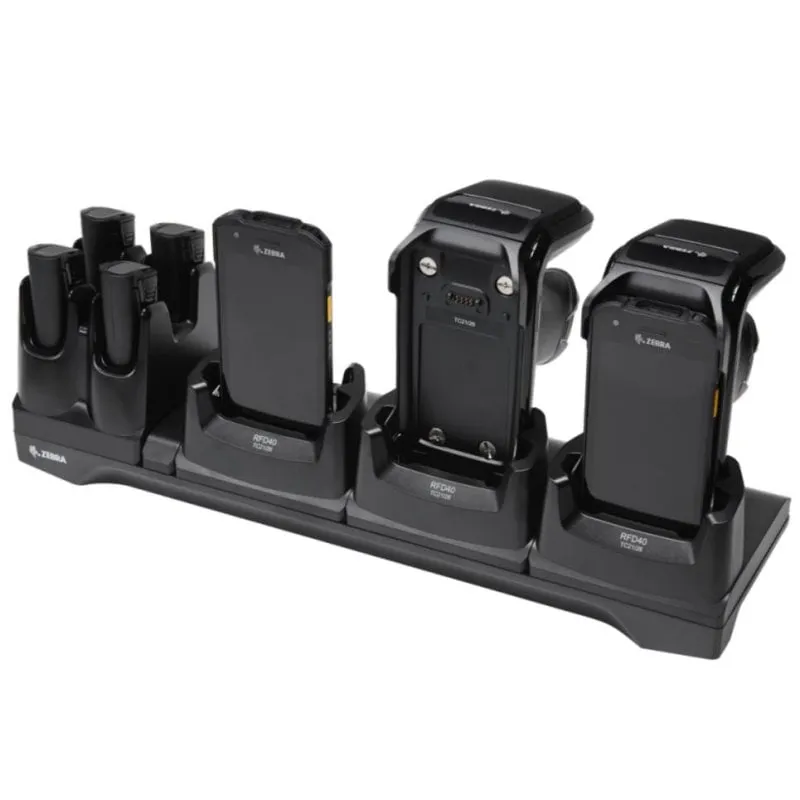 Caricatore Interno Zebra CRD3S4T-RFD40-TC2X-CHG-1R AC Nero - immagine 1