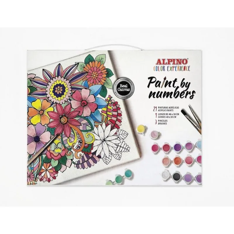 Set di Pittura a Numeri Alpino DV000721 Multicolor 40x30 cm - immagine 1