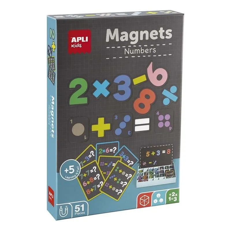 Gioco Magnetico di Numeri APLI Kids 19444 per Imparare la Matematica - immagine 1