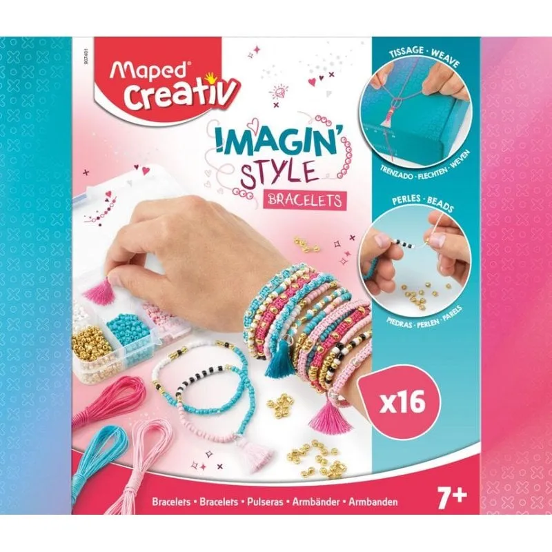 Kit per la creazione di braccialetti Maped Creativ 907401 per bambini - immagine 1