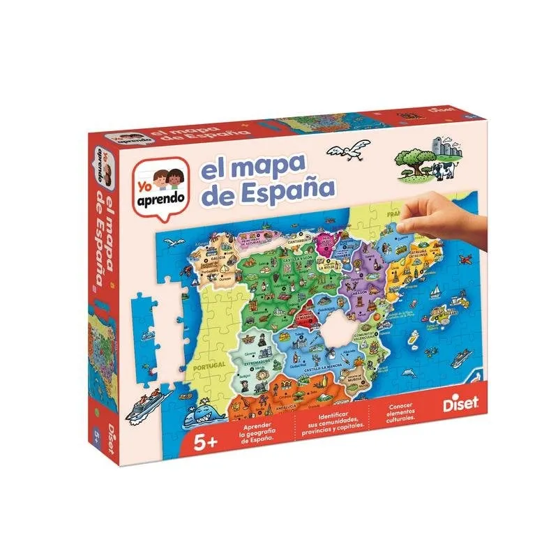 Puzzle Diset Yo Aprendo - Province di Spagna 5 anni Cartone - immagine 1