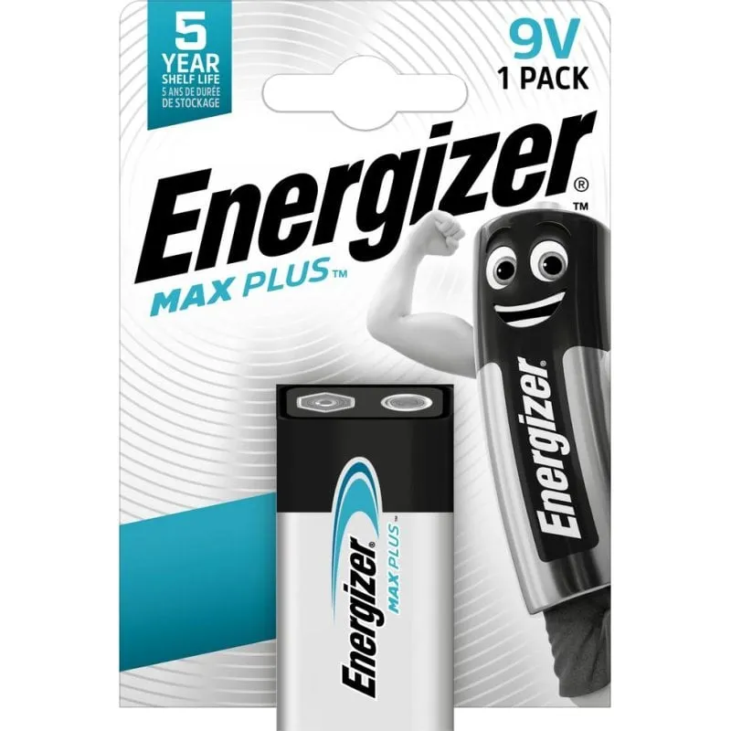 Pila 9V Energizer Max Plus uso singolo blister 1 unità - immagine 1