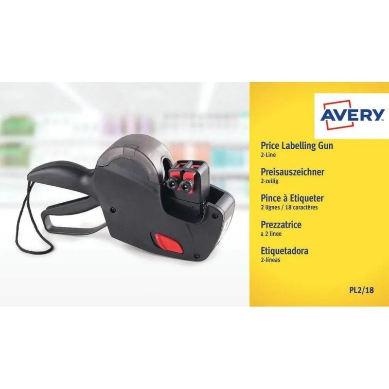 Etichetta Autoadesiva Avery PL2/18 Rettangolo Bianco Plastica - immagine 1