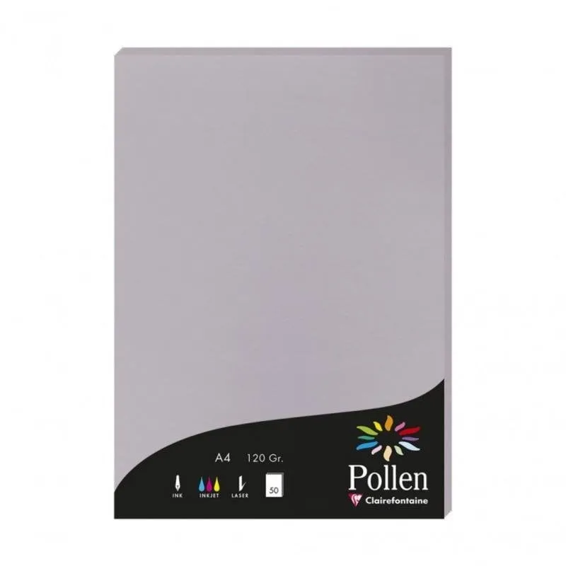 Sovraccoperte A4 Clairefontaine Grigio 120 g/m² Confezione 50 Unità - immagine 1