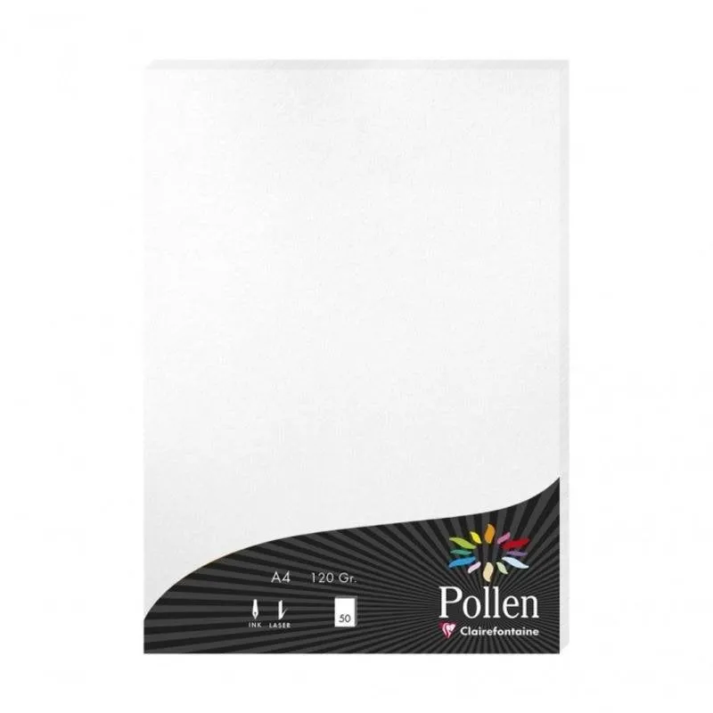 Carta Clairefontaine A4 120 g/m² 50 fogli Bianco Arte della Carta - immagine 1