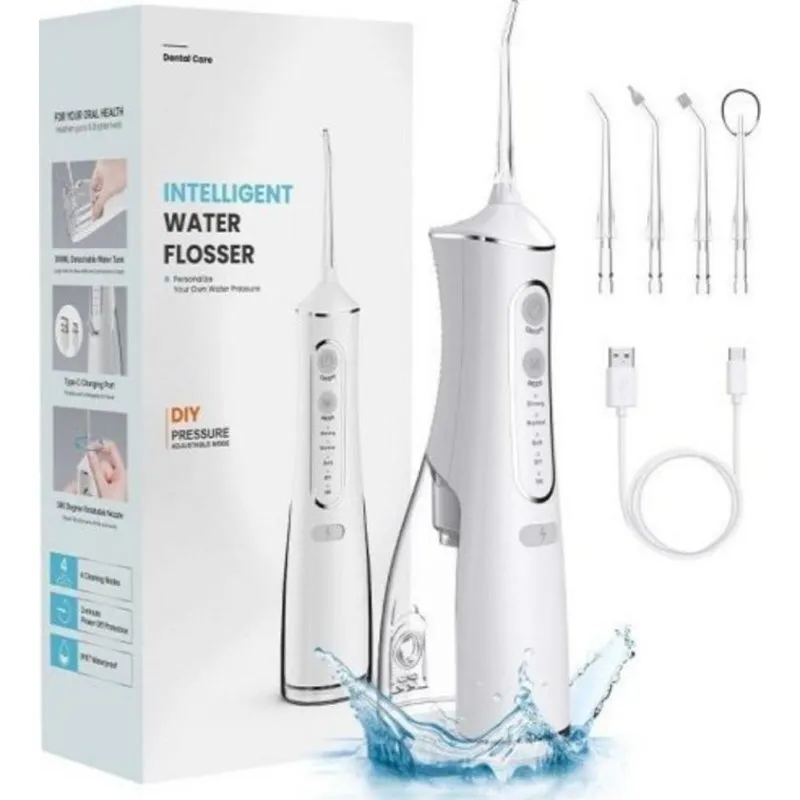 Idropulsori ExtraLink Beauty Smartlife L8 Intelligente 4 Ugelli 300 ml - immagine 1