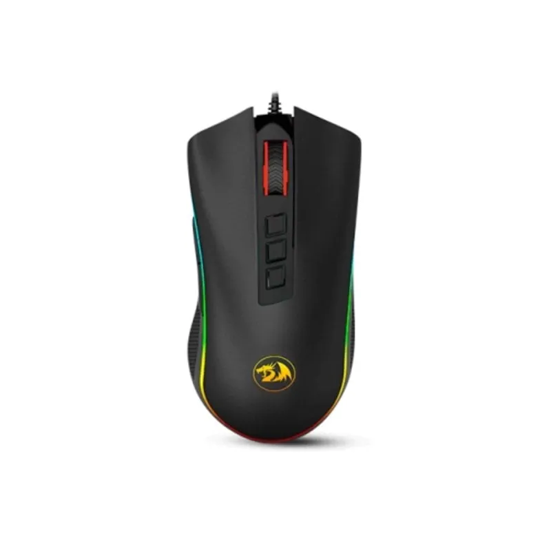 Mouse REDRAGON M711 COBRA USB 10000 DPI Nero RGB 9 Pulsanti Gaming - immagine 1