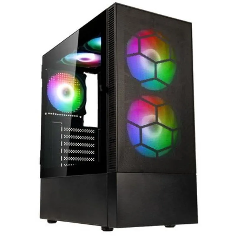 Case PC Kolink Observatory MX Nero ATX Vetro Temperato RGB - immagine 1
