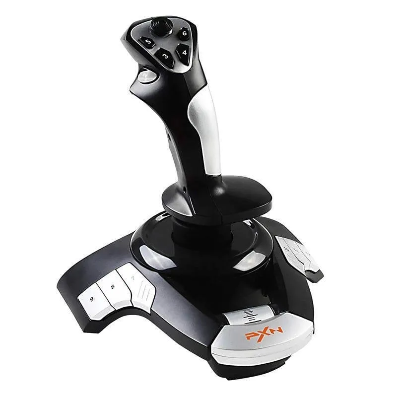 Joystick PXN-F16 per PC - USB con Vibrazione, Manubrio a 8 Vie e Pulsanti Programmabili - immagine 1