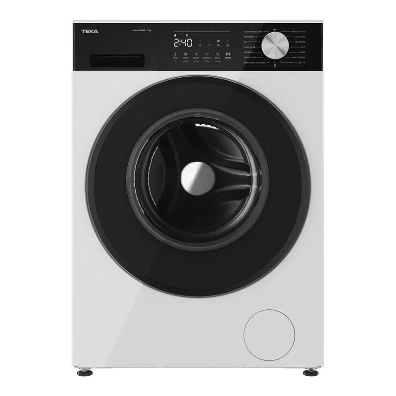 Lavatrice a Carica Frontale Teka WM 20741 7 kg 1400 giri A Vapore Bianca - immagine 1
