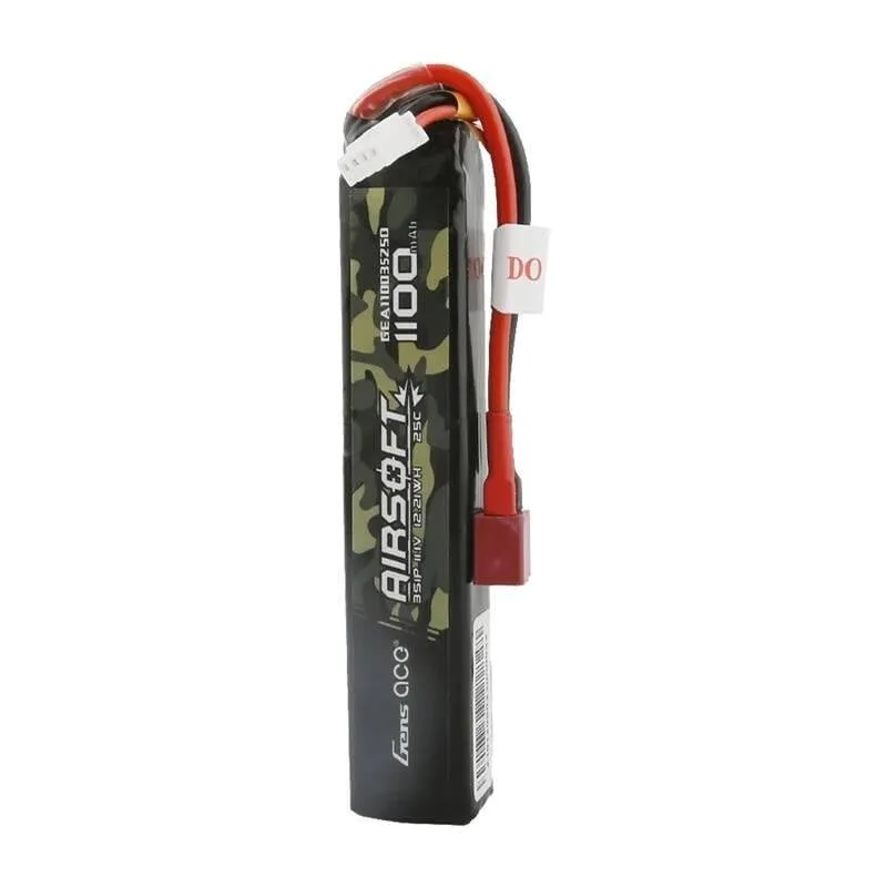 Batteria Gens ace 25C 1100mAh 3S1P 11.1V T-plug per Airsoft - immagine 1