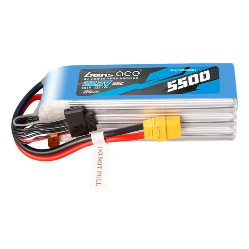 Batteria Gens Ace G-Tech 5500mAh 22.2V 60C 6S1P LiPo con connettore XT90 - immagine 1