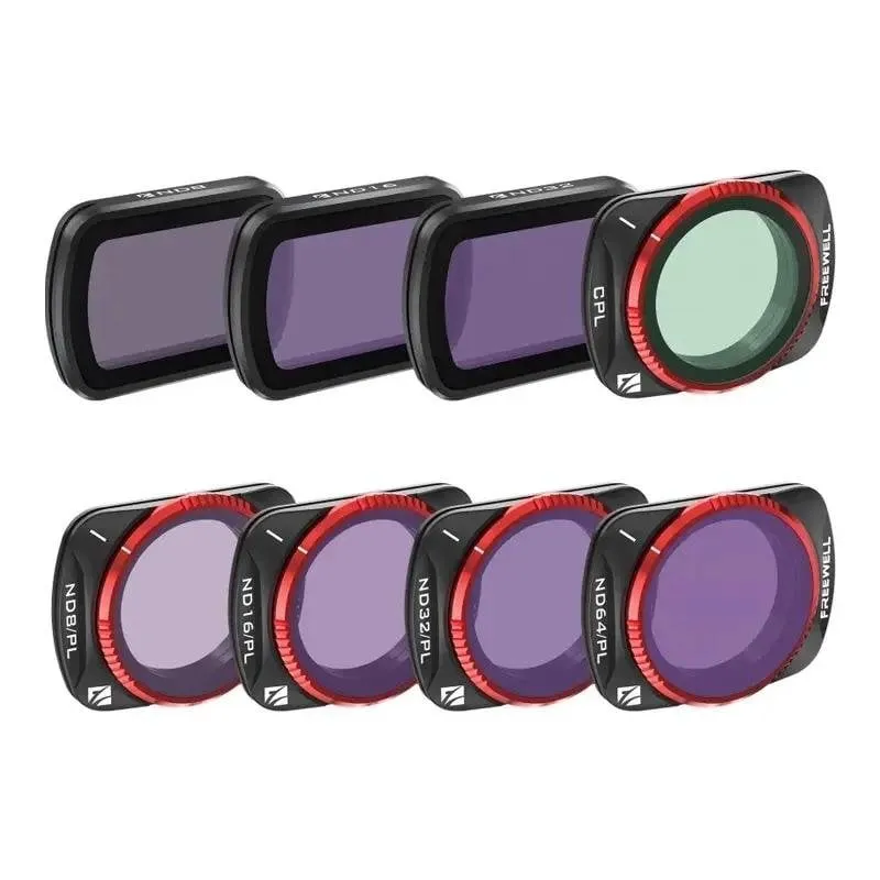 Kit Filtri Freewell DJI Osmo Pocket 3 All Day 8 Pack - immagine 1