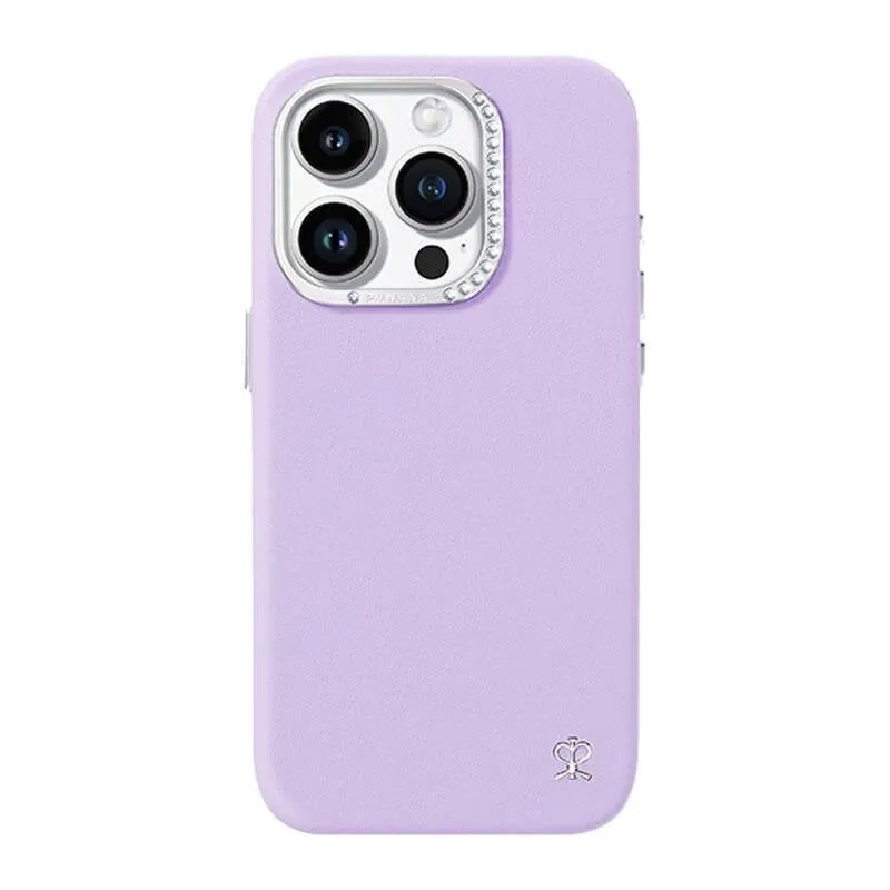Funda para móvil Joyroom PN-14F2 Starry custodia sintetica viola con cristalli per iPhone 14 Pro - immagine 1