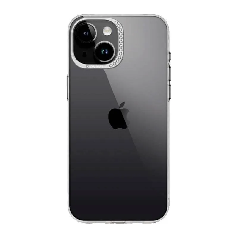 Custodia Joyroom PN-15B3 Glacier Trasparente Cristalli per iPhone 15 Plus - immagine 1