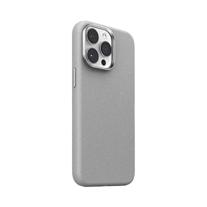 Funda para móvil Joyroom JR-BP007 Magnetica TPU+PC+PU Grigio per iPhone 15 Pro - immagine 1
