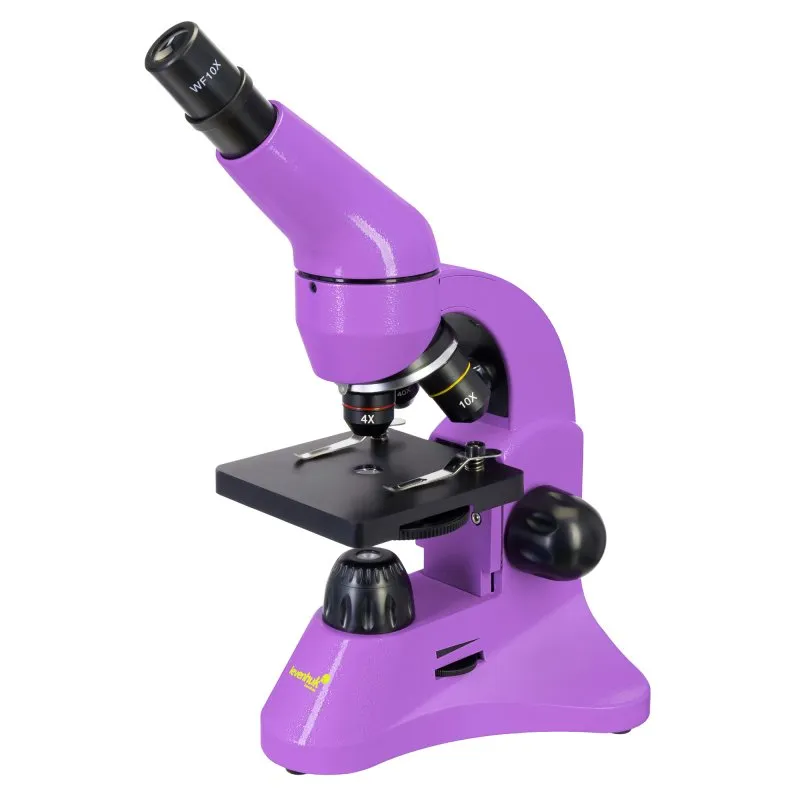 Microscopio Levenhuk Rainbow 50L Ametista Ingrandimento 800x Kit Educativo - immagine 1