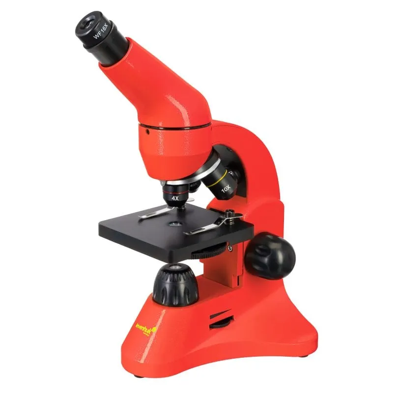 Microscopio Levenhuk Rainbow 50L PLUS Arancione Kit Esperimenti - immagine 1
