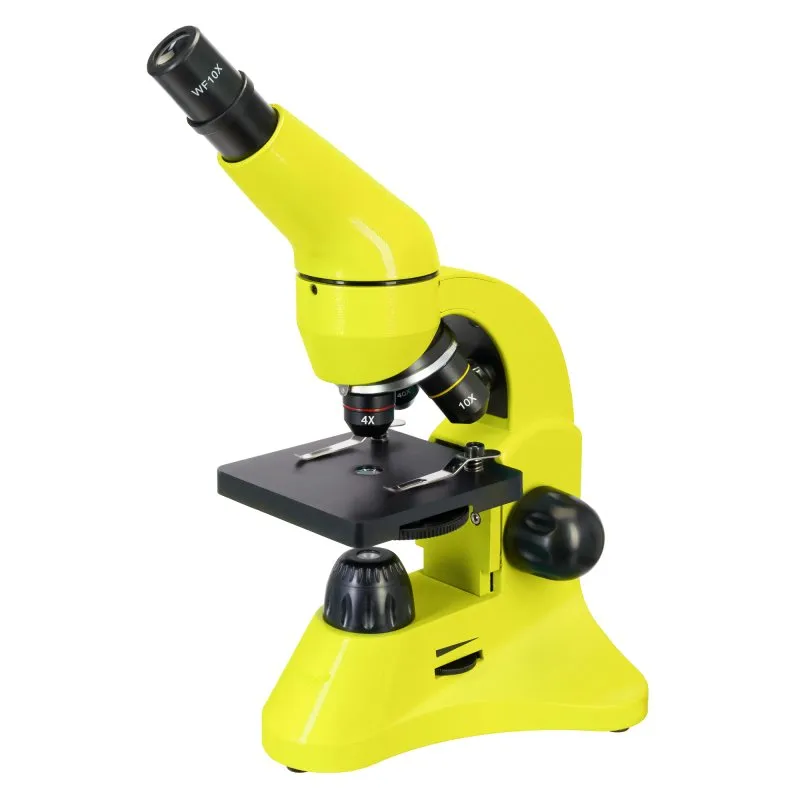Microscopio Levenhuk Rainbow 50L Lima Ingrandimento 800x Kit Educativo - immagine 1