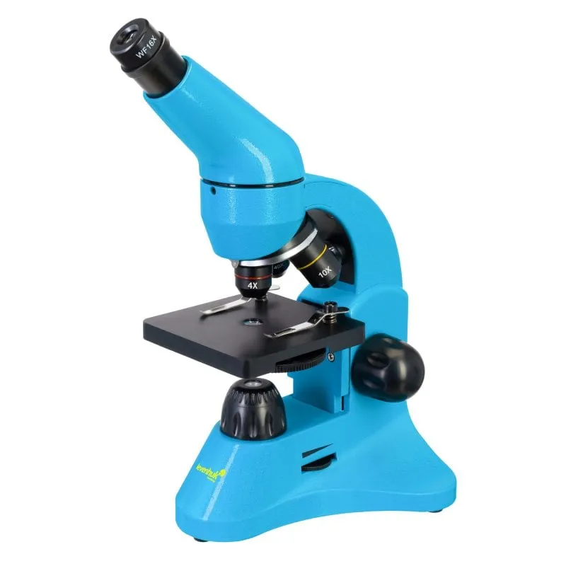 Microscopio Levenhuk Rainbow 50L PLUS Blu con Kit Esperimenti - immagine 1
