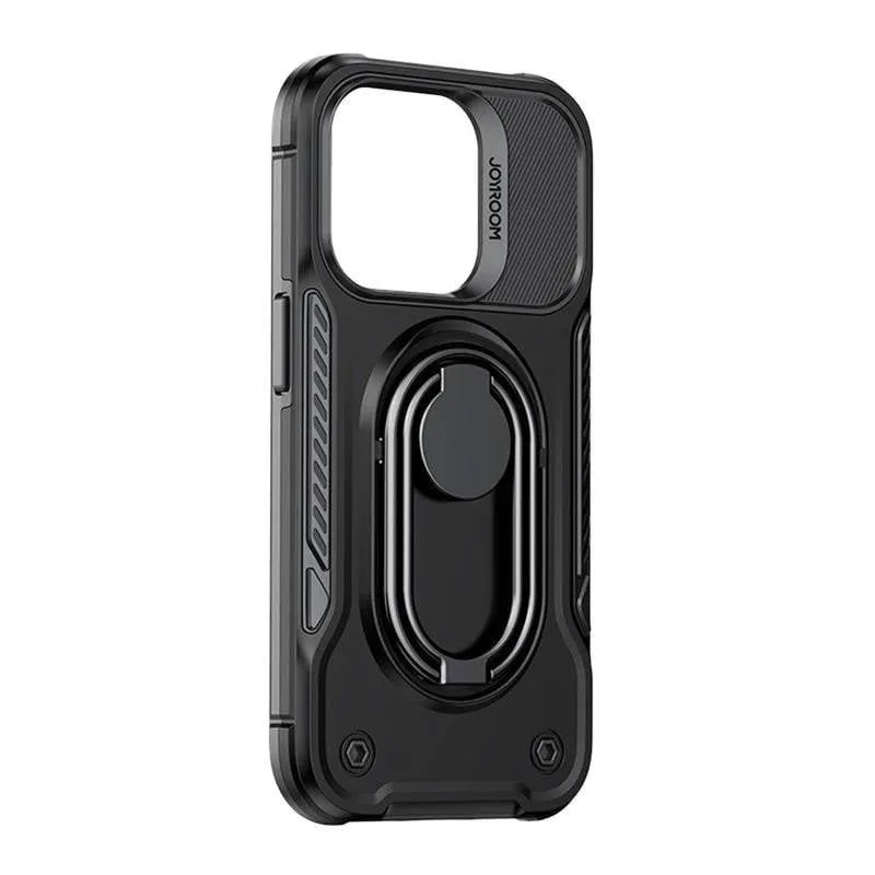 Custodia per cellulare Joyroom JR-14S3 rigida PC TPU nera con supporto per iPhone 14 Plus - immagine 1