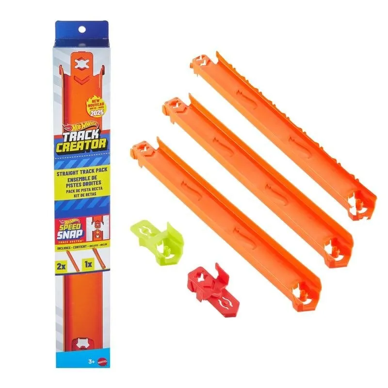 Hot Wheels Track Creator Track Pack JDW41 Estensione Dritta 1 Metro - immagine 1