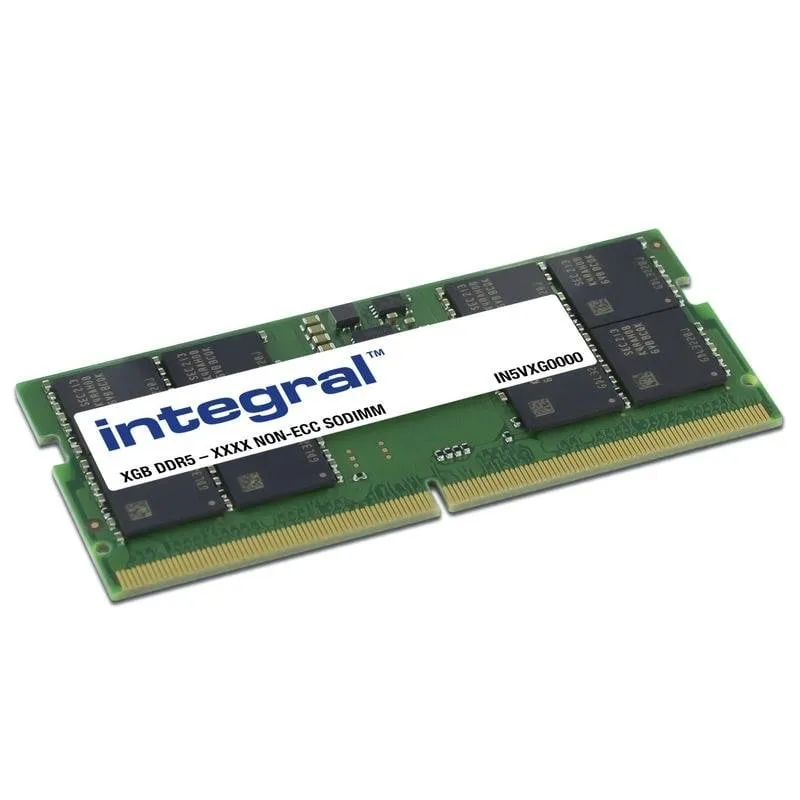 Memoria RAM Integral IN5V16GNHRBX 16GB 1x16GB DDR5 4800MHz CL40 SO-DIMM - immagine 1