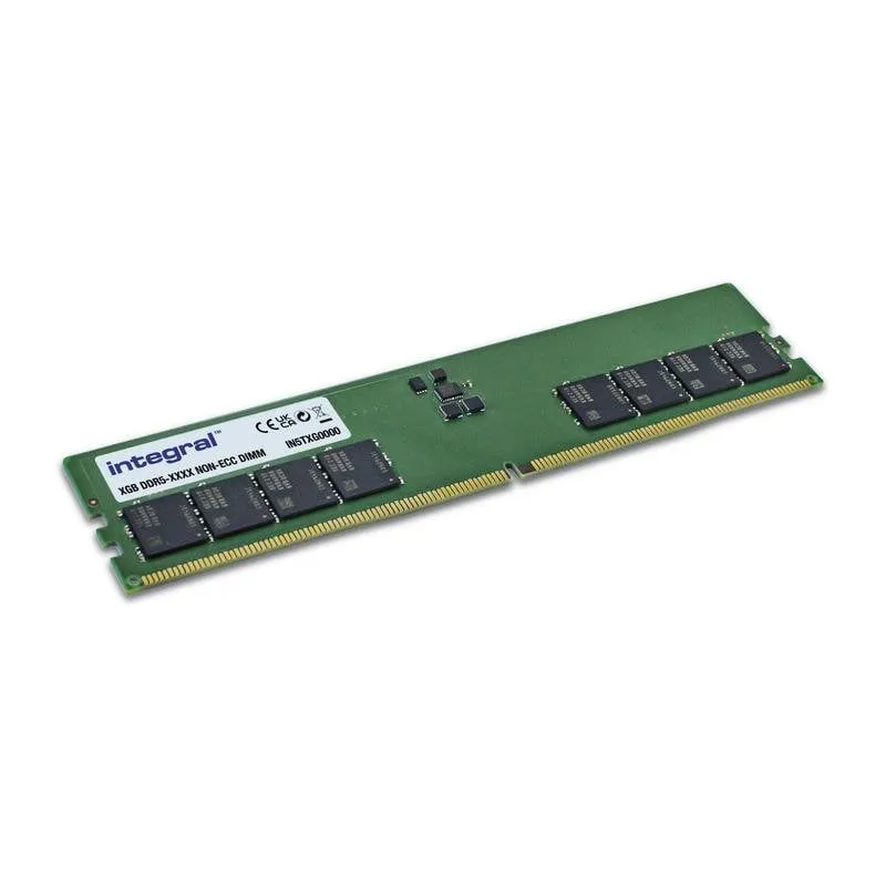 Memoria RAM Integral IN5T16GNJRDX 16GB 1x16GB DDR5 5600MHz CL46 Unbuffered - immagine 1