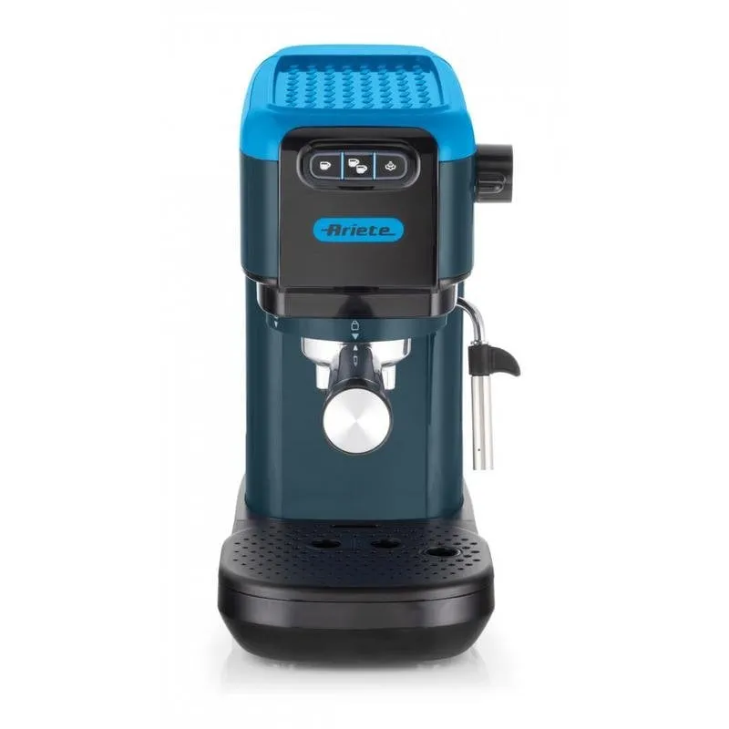 Macchina da caffè Espresso Ariete 1399/18 1,1 L 15 bar con montalatte blu - immagine 1