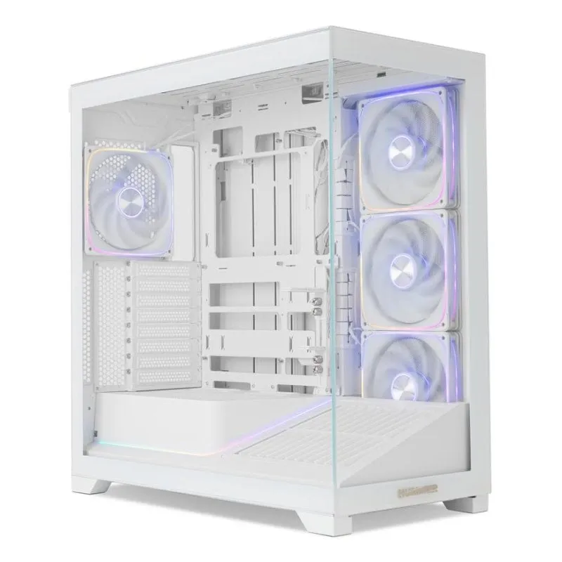 Case PC NOX Hummer BLADE ATX ARGB Bianco Vetro Temperato - immagine 1