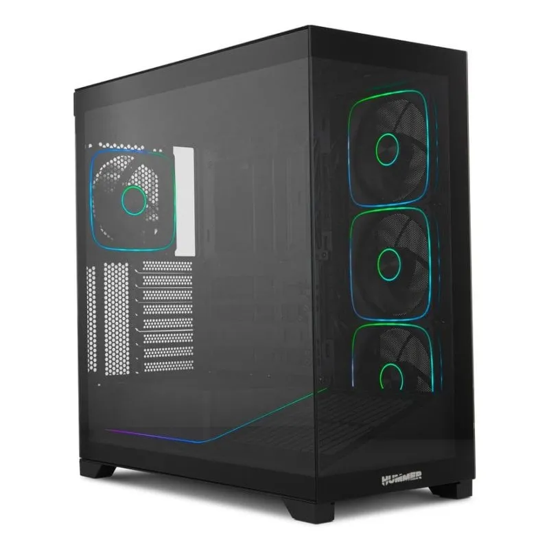 Case PC NOX Hummer BLADE ATX ARGB Vetro Temperato Nero - immagine 1
