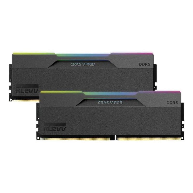 Memoria RAM Klevv KD5AGUA80 32GB 2x16GB DDR5 6000MHz CL28 Unbuffered Nero - immagine 1