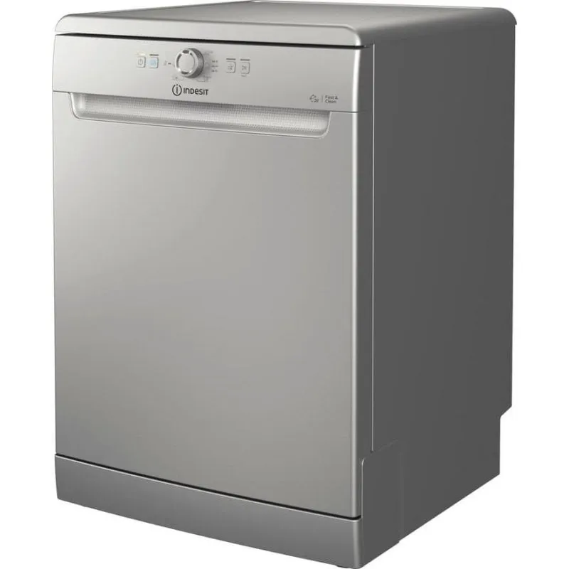 Lavastoviglie Indesit D2F HK26 S 14 Coperti E con 6 Programmi e Pannello Silver - immagine 1