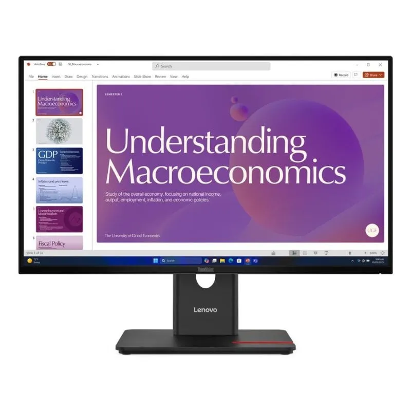 Monitor PC Lenovo ThinkVision T24D-40 23,8" FullHD 120Hz IPS Altezza regolabile - immagine 1