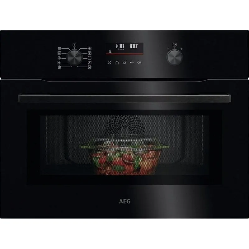Forno Compatto Microonde AEG Series 5000 NKO5N40K Pulizia Manuale 41L 60cm Nero - immagine 1