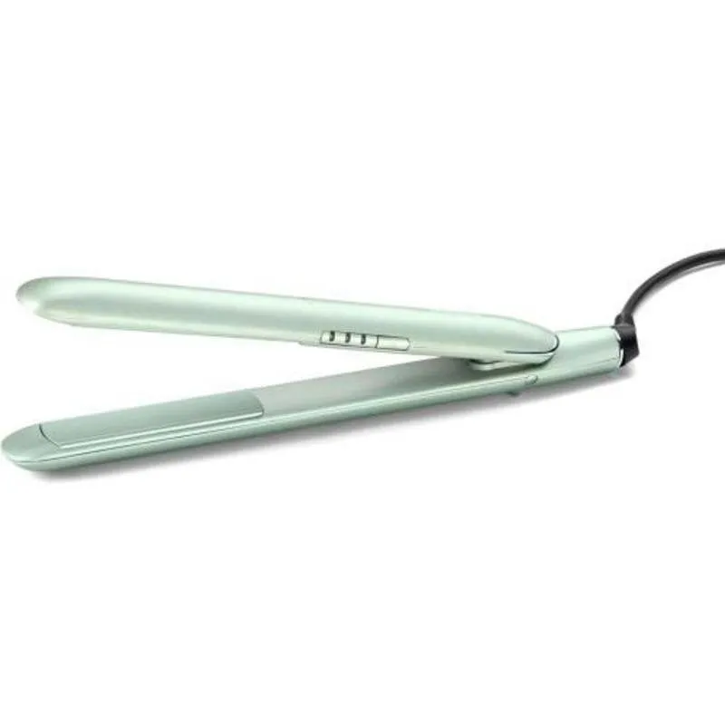 Piastra per Capelli Titanio BaByliss 235ºC 3 Impostazioni Spegnimento Automatico Cavo Rotante Verde - immagine 1