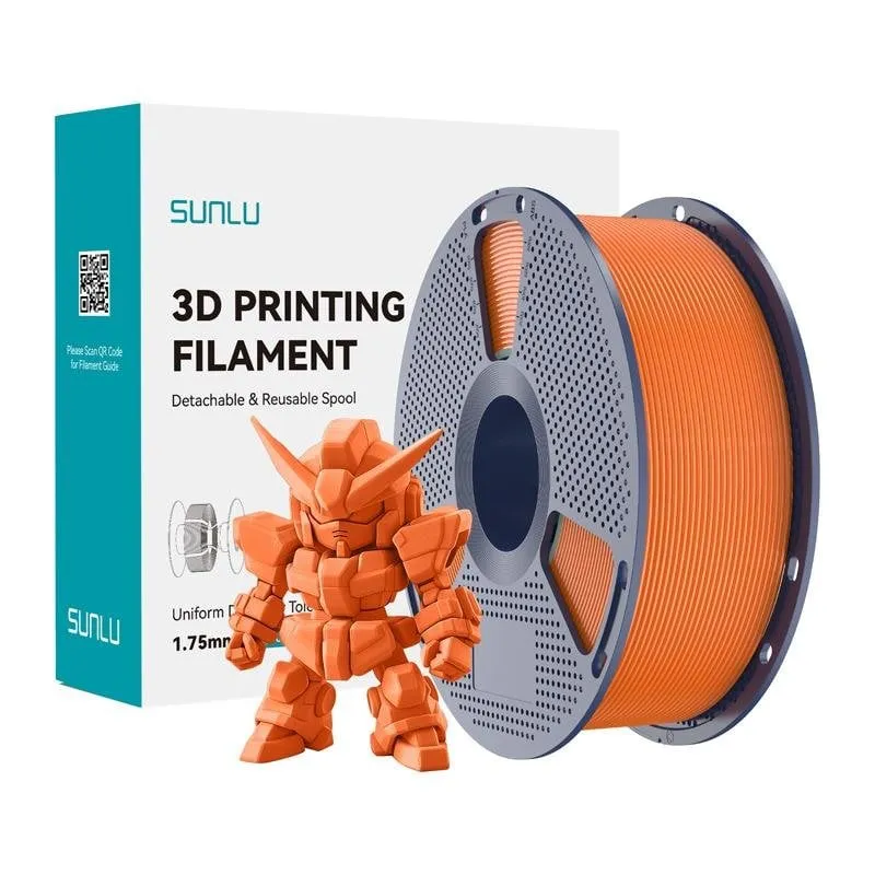Filamento PLA+ Sunlu PLA+ 2.0 SO Sunny Orange 1,75 mm Alta Durabilità - immagine 1