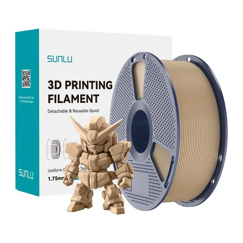 Filamento PLA+ Sunlu PLA+ 2.0 Oak 1,75 mm Alta Durabilità Flusso Migliorato - immagine 1