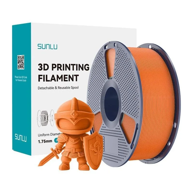 Filamento PLA+ Sunlu PLA+ SO Sunny Orange 1,75 mm Alta Durabilità Preciso - immagine 1