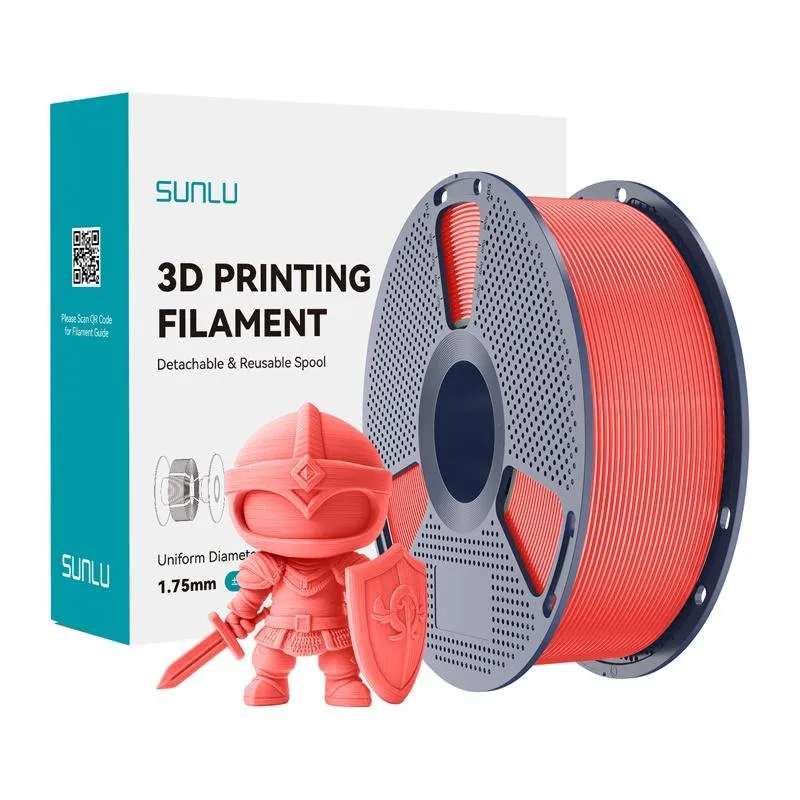 Filamento PLA+ Sunlu PLA+ CR Cherry 1,75 mm Alta Durabilità Precisione - immagine 1